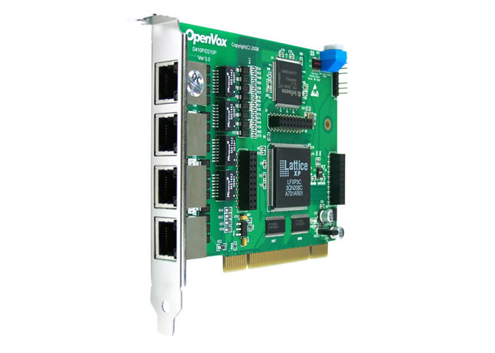 0 FXO 1 FXS OpenVox A400E10 A400E 4 Port Analog PCI-E card 